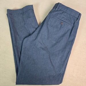 Wallace & Barnes Men's Blue Cotton Polyester Chino Dress Pants Size 32x32 J Crew